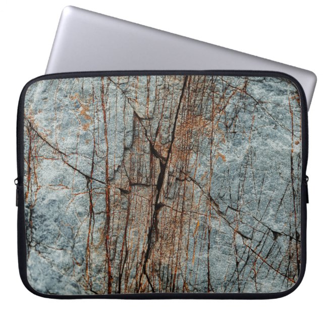 Funda Para Portátil Roca azul (Frente)