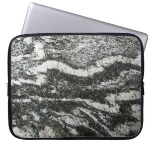 Funda Para Portátil Roca gris de la geología con el modelo horizontal