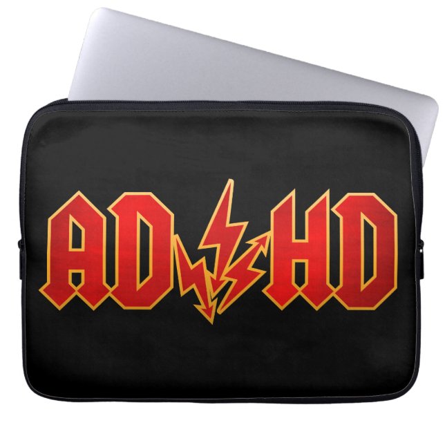 Funda Para Portátil Rock del "TDA/H" (Frente)