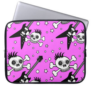 Funda Para Portátil Rock n' Roll Skulls