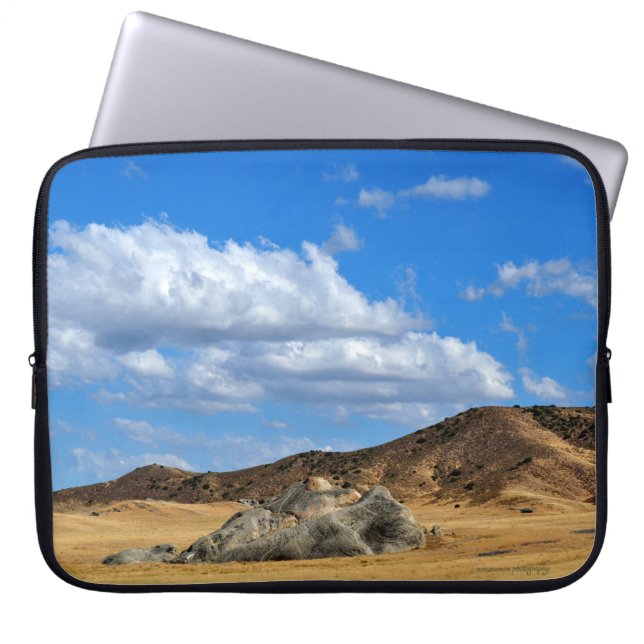 Funda Para Portátil Rock pintado en la llanura (Frente)