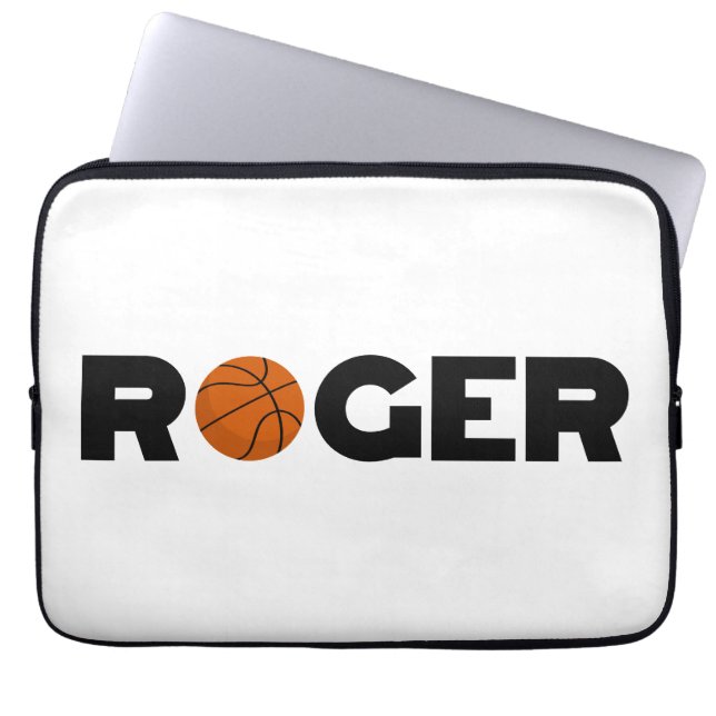 Funda Para Portátil Roger Basketball (Frente)