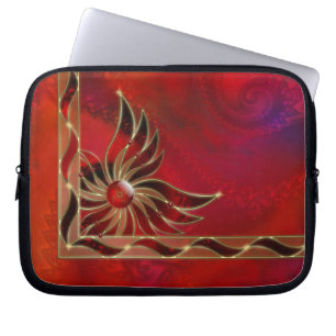 Funda Para Portátil Rojo como la manga de la laptop de la llama