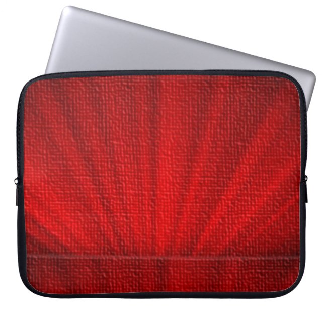 Funda Para Portátil Rojo de manga para portátiles (Frente)
