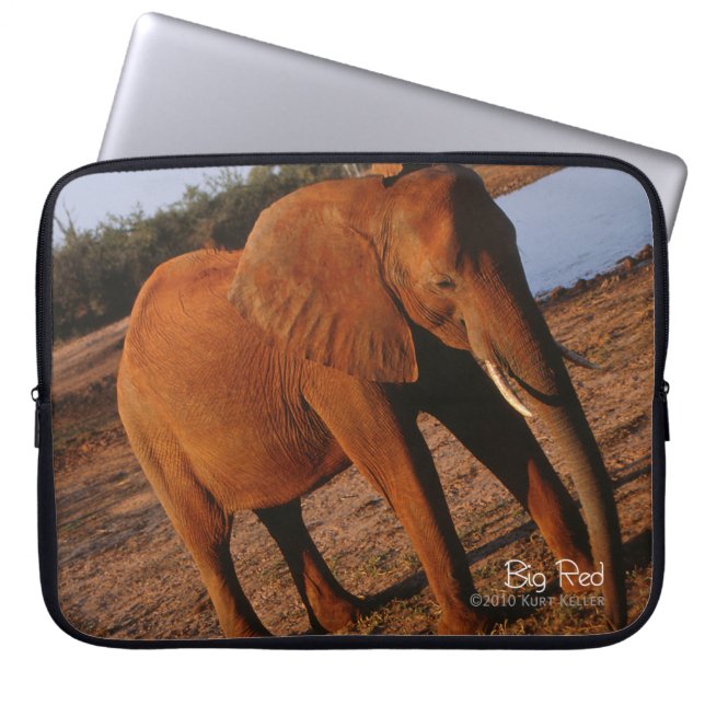 Funda Para Portátil Rojo grande (Frente)