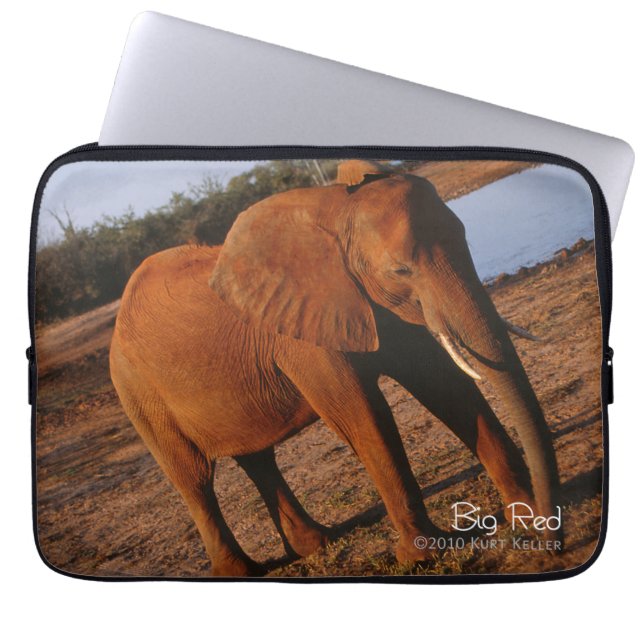 Funda Para Portátil Rojo grande (Frente)