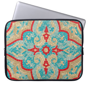 Funda Para Portátil rojo turquesa