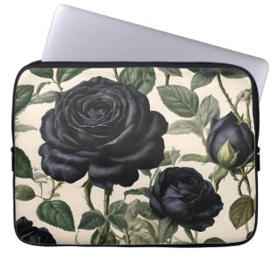 Funda Para Portátil **"Romance oscuro: Rosas provinciales de la época 