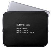 Romanos 12:2 Nueva Mente Vida Creación Minimalista