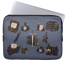 Funda Para Portátil Romantasy, Cafeína y Caos