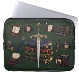Funda Para Portátil Romantasy, Cafeína y Caos