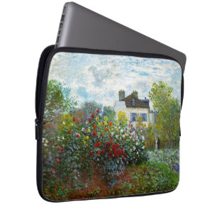 Funda Para Portátil Romántico Boda Primavera Viejo Jardín Monet