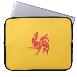 Funda Para Portátil Rooster Rojo (Bandera de Valonia)