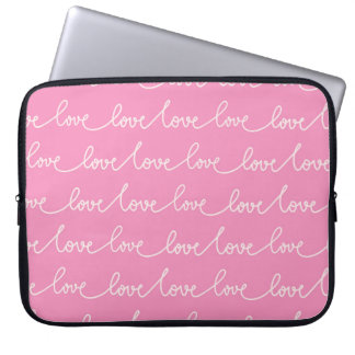 FUNDA PARA PORTÁTIL ROPA DE PASTEL CON TUBERÍA DE AMOR BLANCO