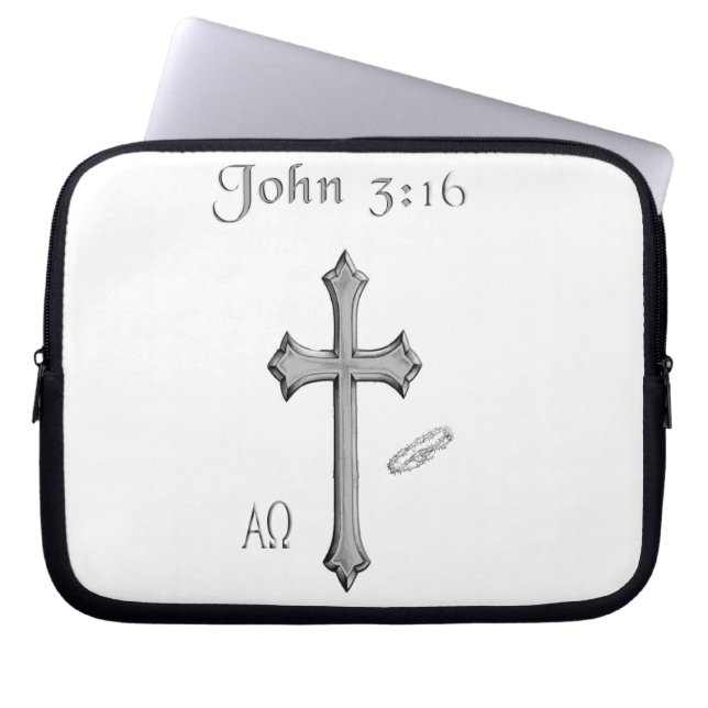 Funda Para Portátil Ropa John 3:16 (Frente)