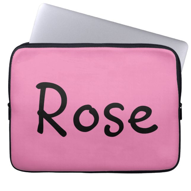 Funda Para Portátil Rosa (Frente)
