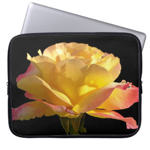 Funda Para Portátil Rosa amarilla y rosa