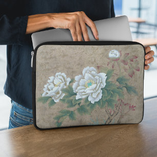 Funda Para Portátil Rosa blanca