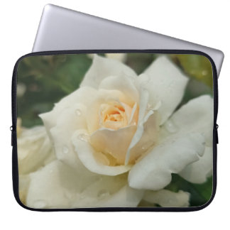 Funda Para Portátil Rosa blanca