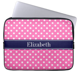 Funda Para Portátil Rosa Caliente #2 Qué Polka Pone A La Marina Nombre