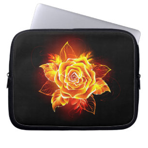 Funda Para Portátil Rosa de incendios en auge