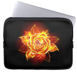 Funda Para Portátil Rosa de incendios en auge