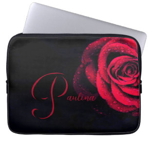 Funda Para Portátil Rosa Roja