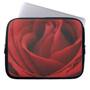 Funda Para Portátil Rosa rojo floreciente