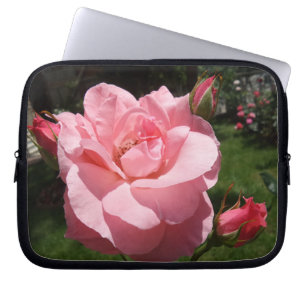 Funda para portátil Rosa Rosa Neoprene de 10 pulga