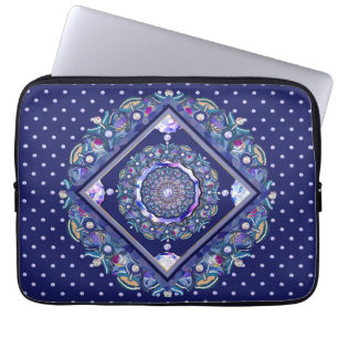 Funda Para Portátil Rosario azul