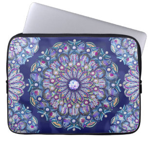 Funda Para Portátil Rosario azul