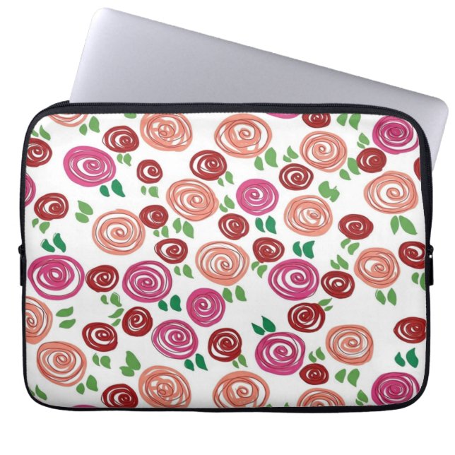 Funda Para Portátil Rosas de ensueño (Frente)