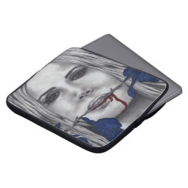 Funda Para Portátil Rosas de Sangre Mujer Vampiro Arte Gótico de Terro