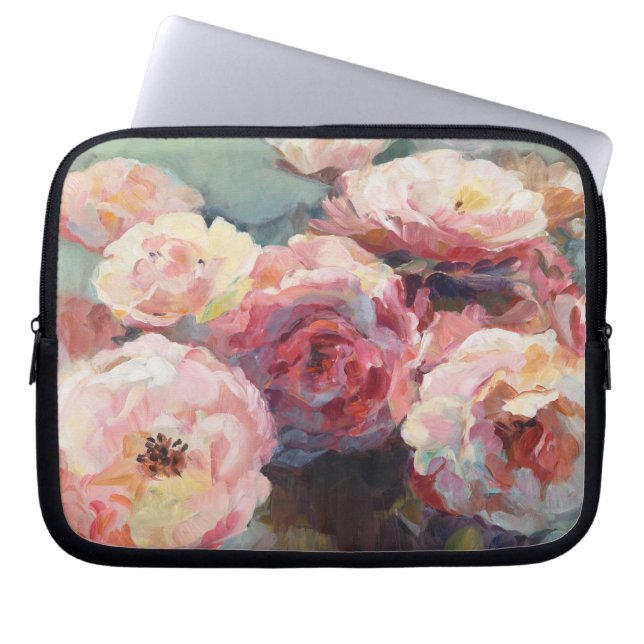 Funda Para Portátil Rosas del rosa salvaje (Frente)