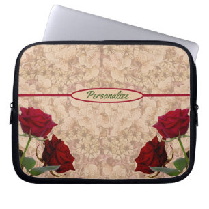 Funda Para Portátil Rosas Red Stem Personaliza la laptop romántica