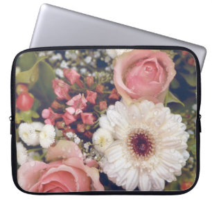 Funda Para Portátil Rosas rosadas románticas Ramo de flores