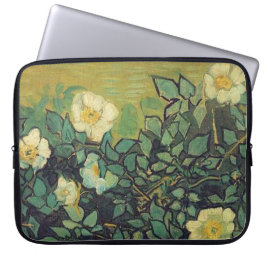 Funda Para Portátil Rosas salvajes, Vincent van Gogh.