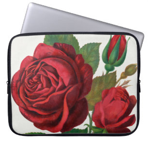 Funda Para Portátil Rose Print Rochester Litografía e Imprenta Co