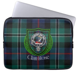 Funda Para Portátil Rose Scottish Clan Tartan and Crest 