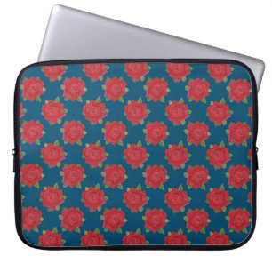 Funda Para Portátil Roses rojos de moda en manga de laptops con neopre