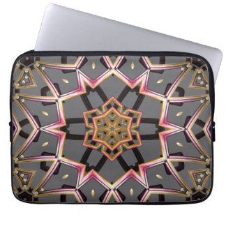 Funda Para Portátil Roseta Dorada