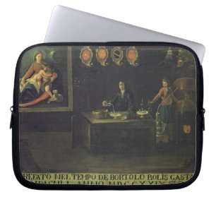 Funda Para Portátil Rótulo del gremio de los farmacéuticos veneciano