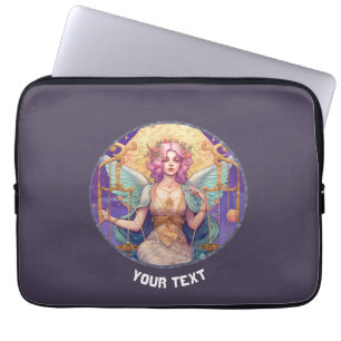 FUNDA PARA PORTÁTIL RÓTULO LIBRA ZODIAC PERSONALIZADO