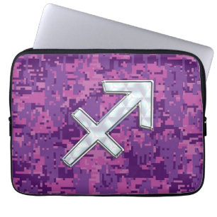 Funda Para Portátil Rótulo Sagittarius Zodiac en camo digital de Fuchs