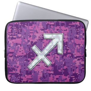 Funda Para Portátil Rótulo Sagittarius Zodiac en camo digital de Fuchs