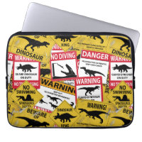 Rótulos de precaución de dinosaurios