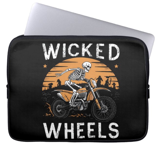 Funda Para Portátil Ruedas de terror de travesía (Frente)