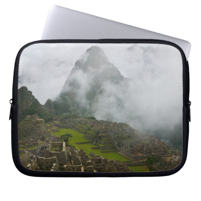 Funda Para Portátil Ruinas antiguas de Machu Picchu con Andes (Frente)