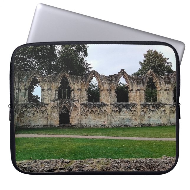 Funda Para Portátil Ruinas de York (Frente)