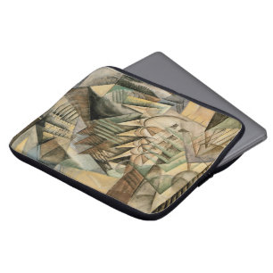Funda Para Portátil Rush Hour, Nueva York por Max Weber, Cubismo Vinta